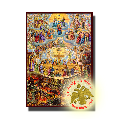 Judgement Day - Neoclassical Wooden Holy Icon